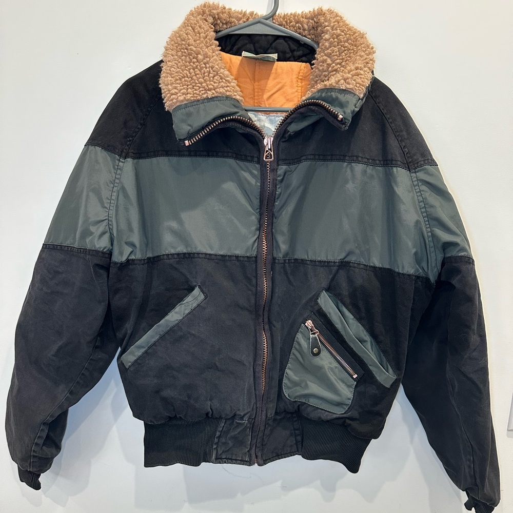 Arctic Equipment Sherpa-Lined Bomber Jacket – Size S